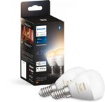 Philips Hue White Ambiance nutikas pirn, E14 Ümmargune, 470 lm, 2 tk - Pilt 3