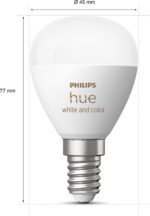 Philips Hue White and Color Ambiance nutikas pirn, E14, ümmargune, 470 lm - Pilt 3