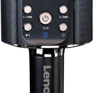Lenco BMC-090 karaoke mikrofon, must