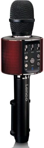 Lenco BMC-090 karaoke mikrofon, must - Pilt 4