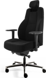 TC FREE B1 24/7 kontoritool, must kangas - Pilt 2