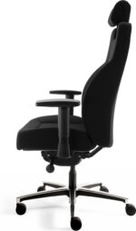 TC FREE B1 24/7 kontoritool, must kangas - Pilt 3