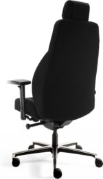 TC FREE B1 24/7 kontoritool, must kangas - Pilt 4