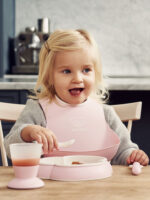 BabyBjörn Baby Dinner Set -ateriasetti, 5 osaa, vaaleanpunainen - Pilt 4