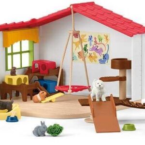 Schleich Farm World 42607 Lemmikloomahotelli mängukomplekt