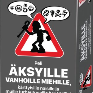 VAU! Mäng pahuratele vanameestele, pahuratele naistele ja teistele mustritesse kinni jäänud inimestele! -peomäng