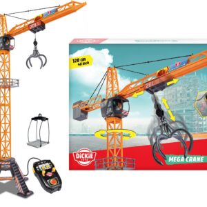 Dickie Toys Mega Crane - kaugjuhtimisega kraana