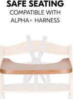 Hauck Alpha Wooden Tray söögitoolialus, naturaalne - Pilt 5