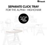 Hauck Alpha Click Tray söögitooli alus, beež - Pilt 2
