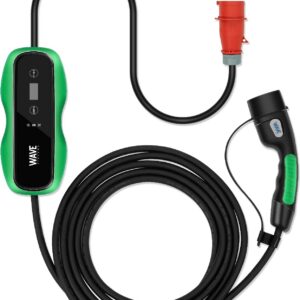 Wave EV elektriauto laadija, 11 kW, 3x16 A 3-faasiline, CEE-Type2, 5 m