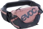 Evoc HIP PACK PRO 3 vöökott 1,5-liitrise joogiveepõiega, roosa/hall