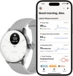 Withings Scanwatch Light nutikell, 37 mm, valge/hall - Pilt 2
