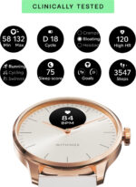 Withings Scanwatch Light nutikell, 37 mm, valge / roosakuldne - Pilt 3