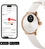 Withings Scanwatch Light nutikell, 37 mm, valge / roosakuldne - Pilt 5