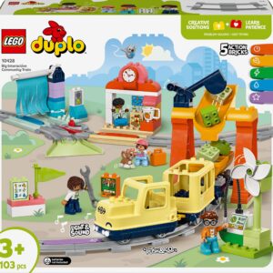 LEGO DUPLO Town 10428 – suur interaktiivne kohalik rong