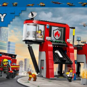 LEGO City Fire 60414 - Tuletõrjejaam ja tuletõrjeauto