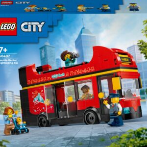 LEGO City Great Vehicles 60407 - Punane kahekordne turismibuss
