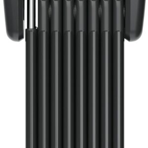 Abus Bordo One 6000A/120 elektrooniline alarmiga kokkupandav lukk, must