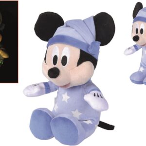 Disney Sleep Well Miki Hiir – pimedas helendav kriuksuv pehme mänguasi, 25 cm