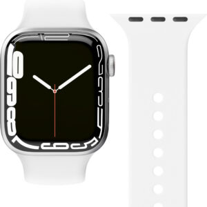 Vonmählen Classic Band silikoonrihm, Apple Watch 38/40/41, valge