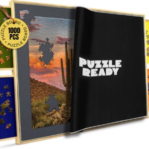 Puzzle Ready - Puidust puslelaud, 1000 tükki