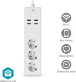 Nedis SmartLife WIFIP312FWT nutikas pikendusjuhe, 16 A, 3680 W - Pilt 2