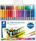 Staedtler 2-otsaline vildika-/kiudpliiats 72 värvi