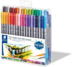 Staedtler 2-otsaline vildika-/kiudpliiats 72 värvi - Pilt 2