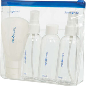 Samsonite reisikomplekt, 4 pudelit