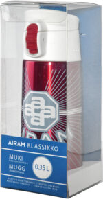 Airam Klassikko terasest kruus 0,35 l, punane - Pilt 3