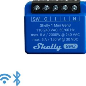 Shelly 1 Mini Gen3 releelüliti wifi jaoks