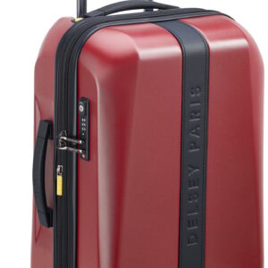 Delsey Promenade Hard 2.0 laiendatav 55 cm kohver, burgundiapunane