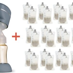 Lola&Lykke rinnapumba komplekt, pump + adapter + 30 piimakotti