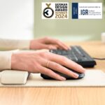 Leitz Ergo hiirematt reguleeritava randmetoega, valge - Pilt 2