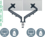 Leitz Ergo monitorihoidik kahele monitorile - Pilt 4