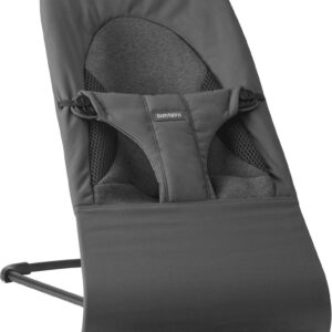 BabyBjörn Bouncer Balance Soft kootud istumisalus, tumehall džersi