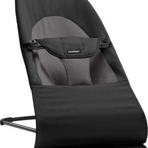 BabyBjörn Bouncer Balance Soft Woven -sitteri, black/grey