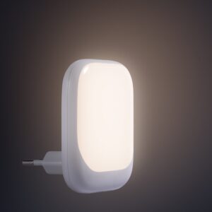 Fuj:tech Compact Lumina -yövalaisin hämäräkytkimellä, 2 kpl, valkoinen