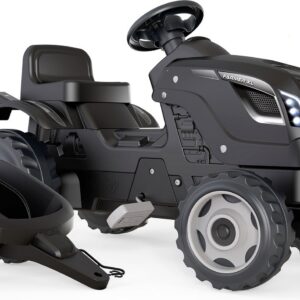 Smoby Farmer XL pedaalitraktor ja haagis, must