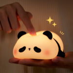Panda lamp, laetav, soe valge ja RGB - Pilt 5