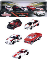 Majorette Toyota võidusõiduautod, 5 tk, kinkekarbis