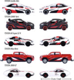 Majorette Toyota võidusõiduautod, 5 tk, kinkekarbis - Pilt 5
