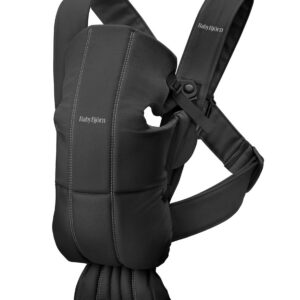 BabyBjörn Mini Woven -kantoreppu, black
