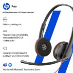 Poly Blackwire 3320 stereo peakomplekt, USB-C, Microsoft Teams sertifitseeritud (8X220AA) - Pilt 3
