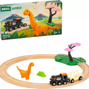 BRIO 36098 - Dinosauruse ringikujuline rööbastee komplekt