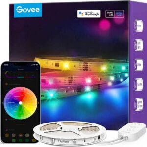 Govee RGBIC Basic LED ribavalgustid - LED valgusriba, Wi-Fi + Bluetooth, 5 m