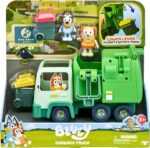 Bluey prügiauto ja tegelased