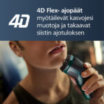 Philips Shaver seeria 3000X X3002/00 pardel - Pilt 5
