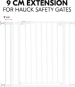 Hauck turvavärava pikendus 9 cm turvavärava pikendus, valge - Pilt 3