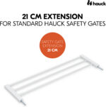 Haucki turvavärava pikendus 21 cm turvavärava pikendus, valge - Pilt 2